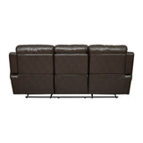 Marille Brown Reclining Sofa - Ornate Home