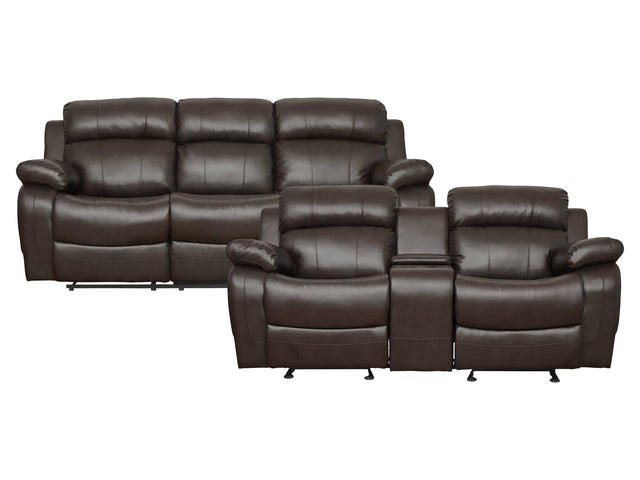 Marille Brown Sofa & Loveseat - Ornate Home