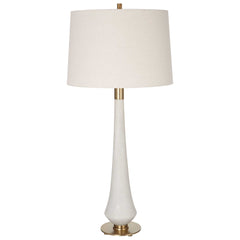 Marille Ivory Stone Table Lamp - Ornate Home