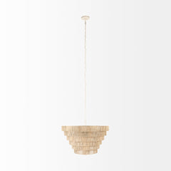 Marimba Natural Cane 6 Tier Chandelier