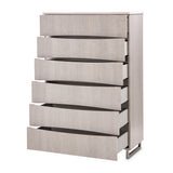 Marin Greige 6-Drawer Chest - Ornate Home