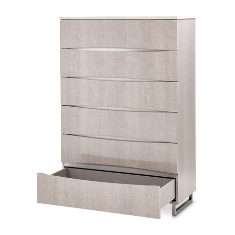 Marin Greige 6-Drawer Chest - Ornate Home