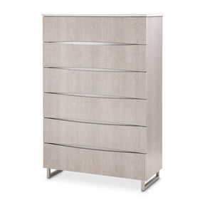 Marin Greige 6-Drawer Chest - Ornate Home