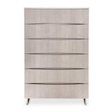 Marin Greige 6-Drawer Chest - Ornate Home