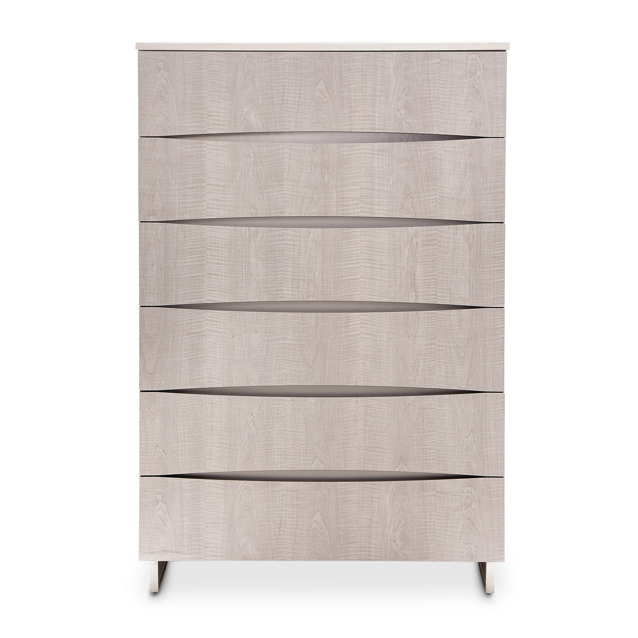 Marin Greige 6-Drawer Chest - Ornate Home