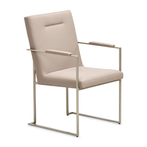 Marin Greige Dining Arm Chair - Ornate Home
