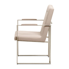 Marin Greige Dining Arm Chair - Ornate Home