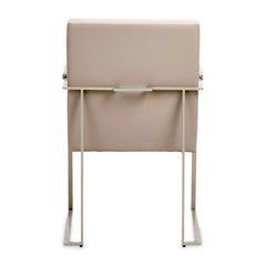 Marin Greige Dining Arm Chair - Ornate Home
