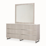 Marin Greige Dresser with Mirror Set - Ornate Home