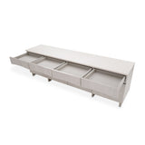Marin Greige Media Cabinet - Ornate Home