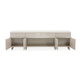 Marin Greige Media Cabinet - Ornate Home