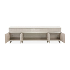 Marin Greige Media Cabinet - Ornate Home