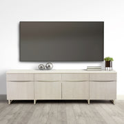 Marin Greige Media Cabinet - Ornate Home
