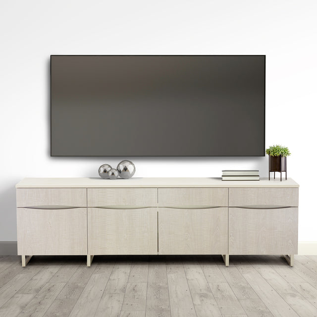 Marin Greige Media Cabinet - Ornate Home