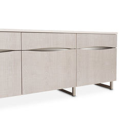 Marin Greige Media Cabinet - Ornate Home