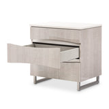 Marin Greige Nightstand - Ornate Home