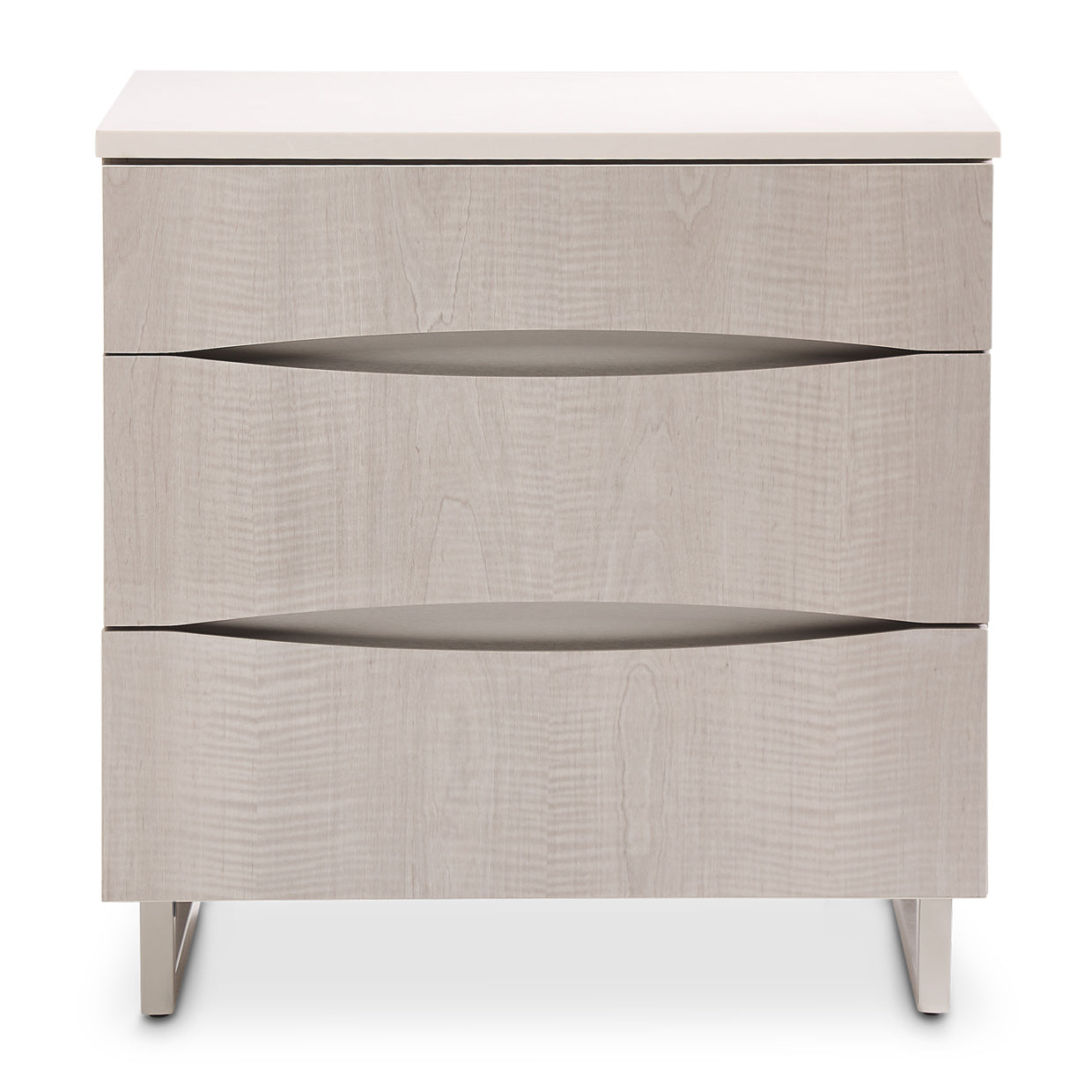 Marin Greige Nightstand - Ornate Home