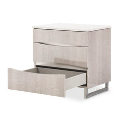 Marin Greige Nightstand - Ornate Home