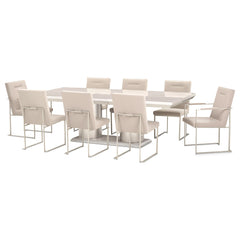 Marin Greige Rectangular Dining Table - Ornate Home