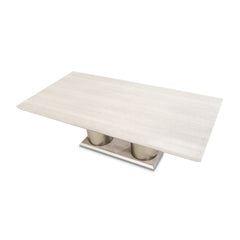 Marin Greige Rectangular Dining Table - Ornate Home