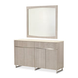 Marin Greige Sideboard with Mirror