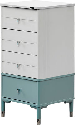 Marin Light Blue/White Chest - Ornate Home