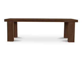 Marina Brown Outdoor Bench - Ornate Home