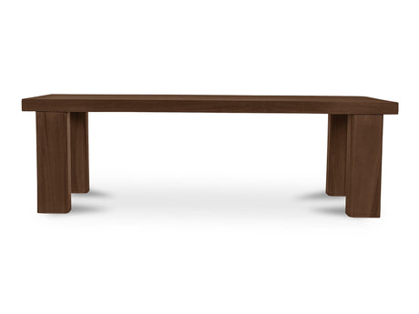 Marina Brown Outdoor Bench - Ornate Home