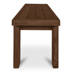 Marina Brown Outdoor Bench - Ornate Home