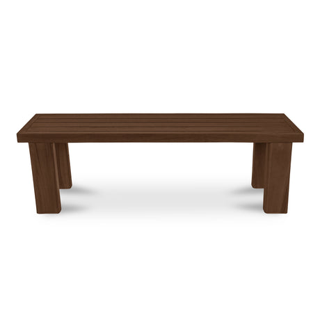Marina Brown Outdoor Bench - Ornate Home