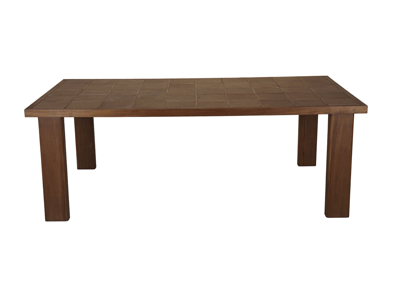 Marina Brown Outdoor Dining Table - Ornate Home