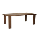 Marina Brown Outdoor Dining Table - Ornate Home