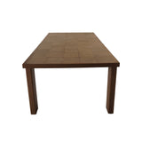 Marina Brown Outdoor Dining Table - Ornate Home