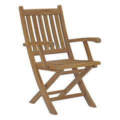 Marina Natural 11 Piece Outdoor Patio Teak Dining Set - 85.5x154.5" - Ornate Home