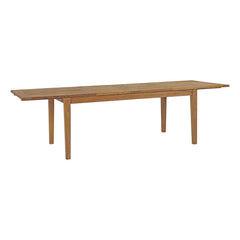 Marina Natural 11 Piece Outdoor Patio Teak Dining Set - 89.5x158.5" - Ornate Home