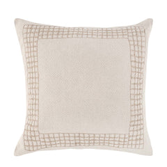 Marina Natural 26"x26" Throw Pillow (Set of 2) - Ornate Home