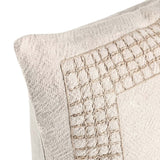 Marina Natural 26"x26" Throw Pillow (Set of 2)