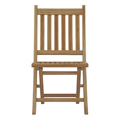 Marina Natural 7 Piece Outdoor Patio Teak Dining Set - 78x110" - Ornate Home