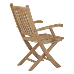 Marina Natural 7 Piece Outdoor Patio Teak Dining Set - 86x118" - Ornate Home