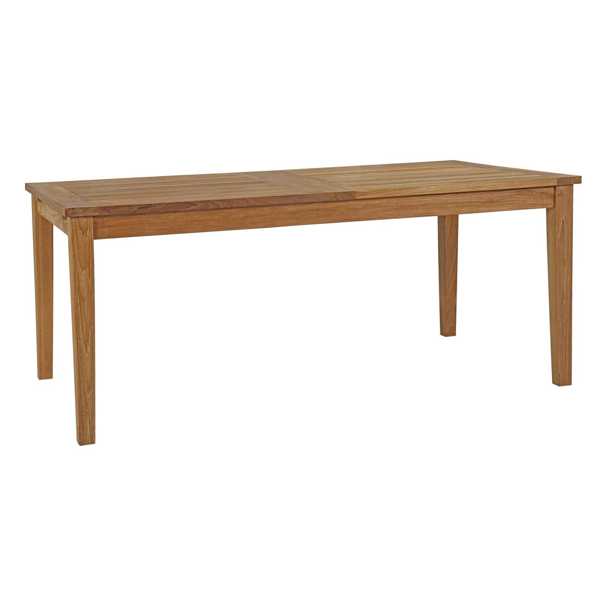 Marina Natural Extendable Outdoor Patio Teak Dining Table - Ornate Home