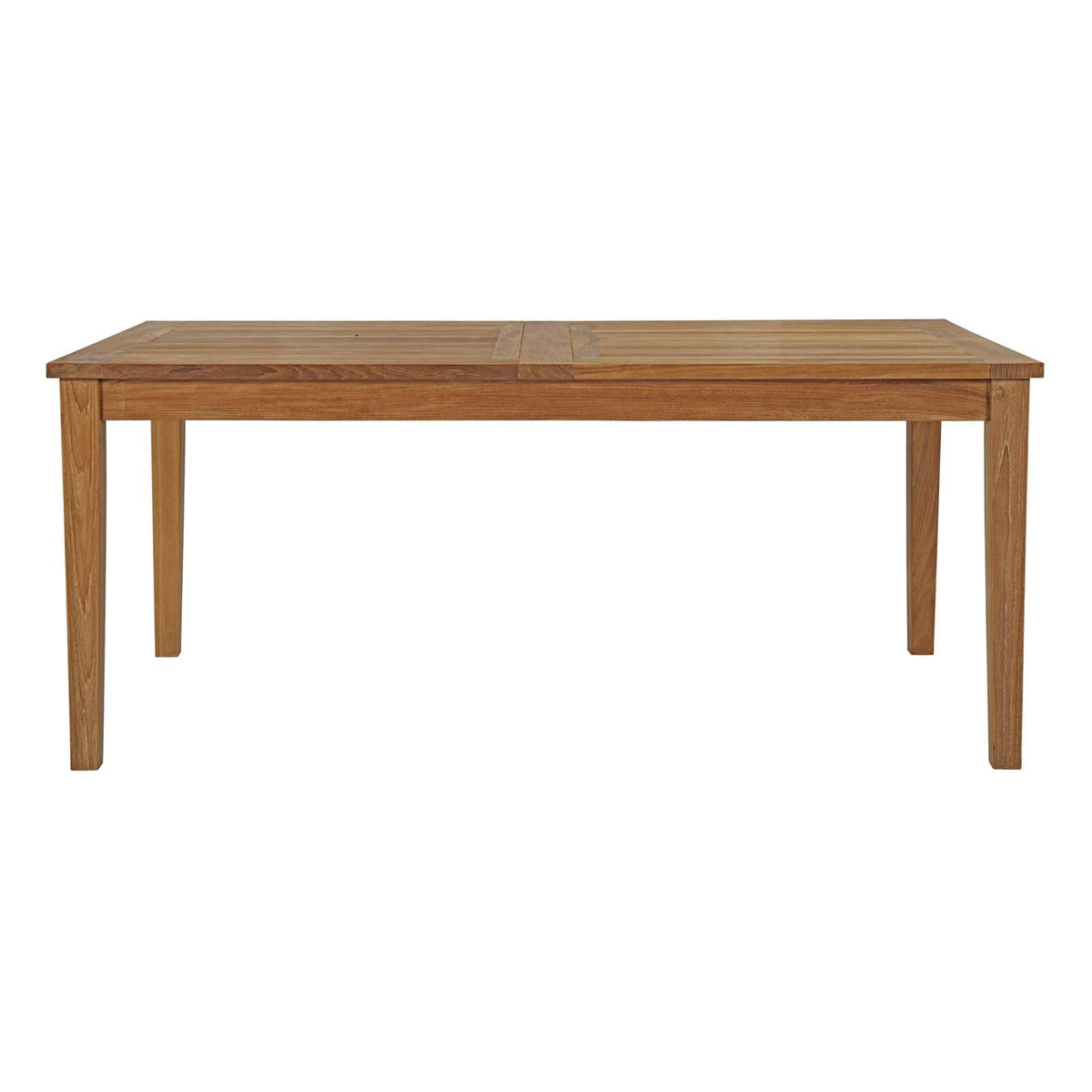 Marina Natural Extendable Outdoor Patio Teak Dining Table - Ornate Home