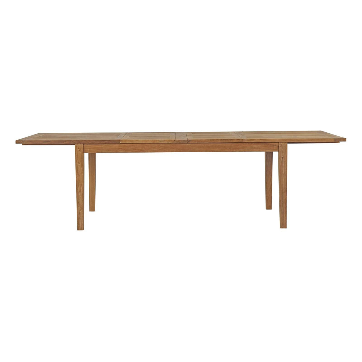 Marina Natural Extendable Outdoor Patio Teak Dining Table - Ornate Home