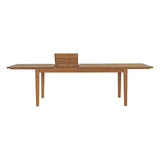 Marina Natural Extendable Outdoor Patio Teak Dining Table - Ornate Home