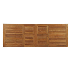 Marina Natural Extendable Outdoor Patio Teak Dining Table - Ornate Home