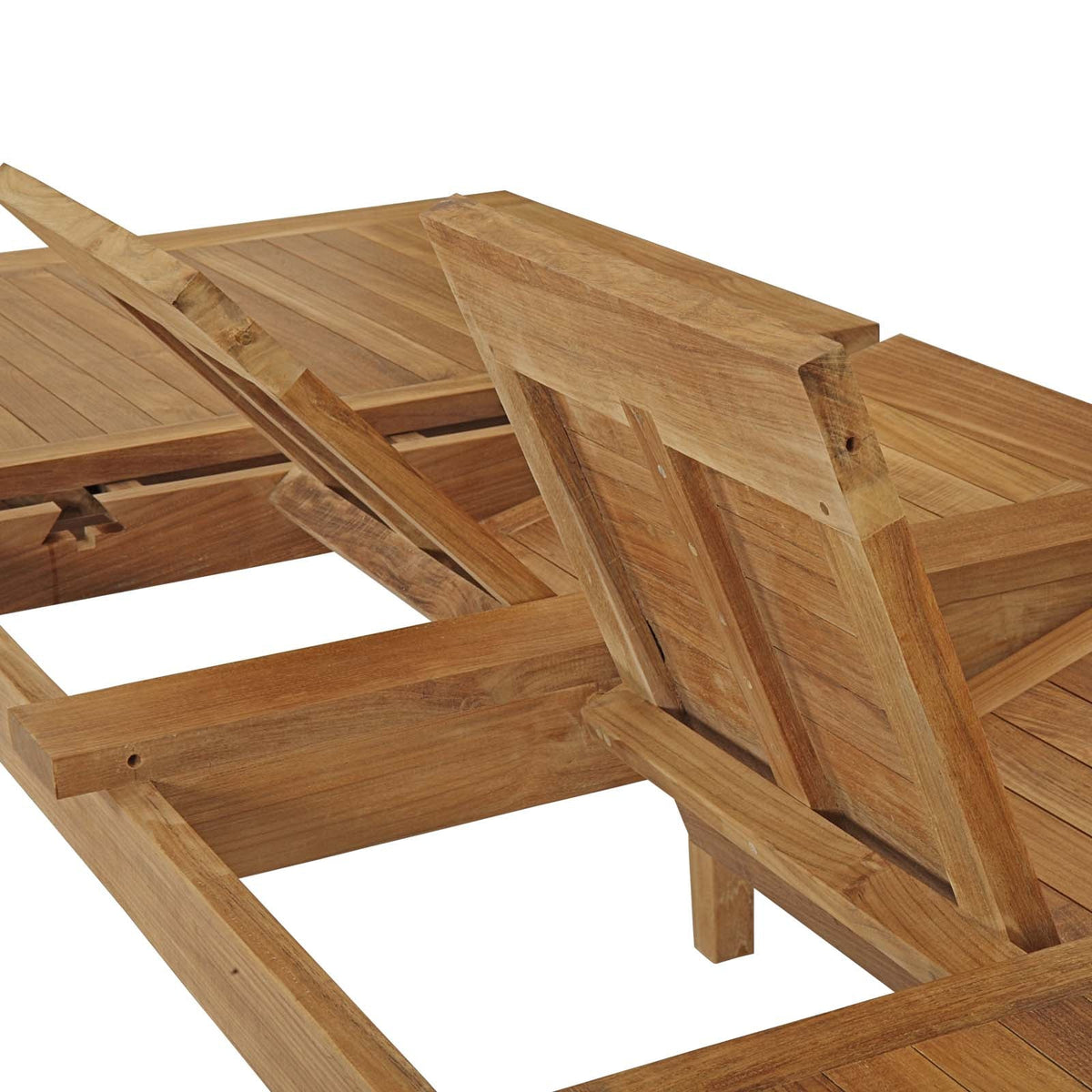 Marina Natural Extendable Outdoor Patio Teak Dining Table - Ornate Home