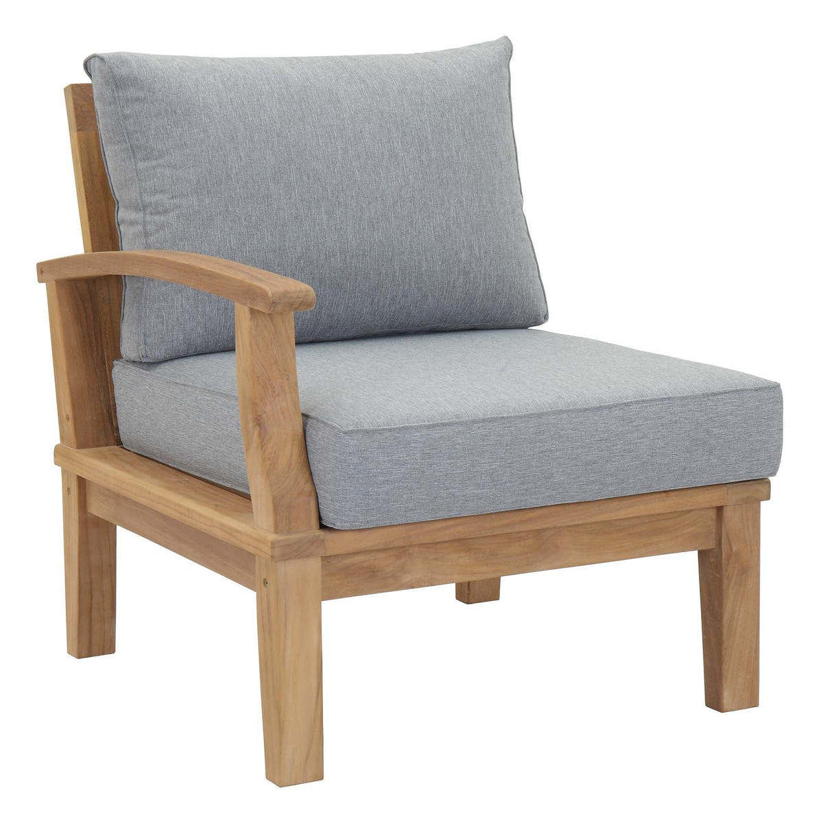 Marina Natural/Gray 9 Piece Outdoor Patio Teak Set - Ornate Home