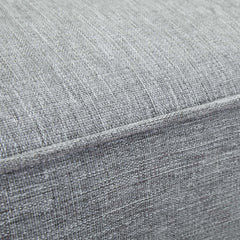 Marina Natural/Gray Outdoor Patio Teak Loveseat - Ornate Home