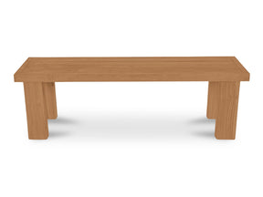 Marina Natural Outdoor Dining Bench - Ornate Home