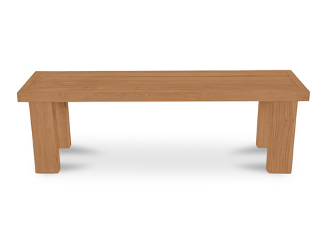 Marina Natural Outdoor Dining Bench - Ornate Home