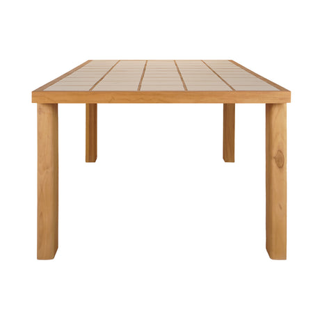 Marina Natural Outdoor Dining Table - Ornate Home